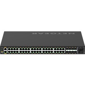 Netgear M4250-40G8XF-PoE+ AV Line Managed Switch - 40 Ports - Manageable - 3 Layer Supported - Modular - 89.20 W Power Con
