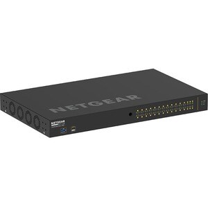 Netgear M4250-26G4F-PoE+ AV Line Managed Switch - 24 Ports - Manageable - 3 Layer Supported - Modular - 4 SFP Slots - 35.8