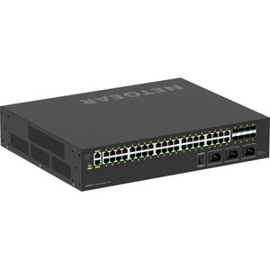 Netgear M4250-40G8XF-PoE++ AV Line Managed Switch - 40 Ports - Manageable - 3 Layer Supported - Modular - 82.60 W Power Co