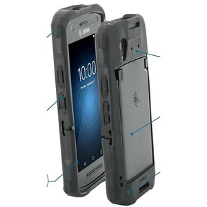 MOBILIS Protech Rugged Case for Zebra Mobile Computer - Black - Drop Resistant, Bacterial Resistant, Shock Resistant, Shoc