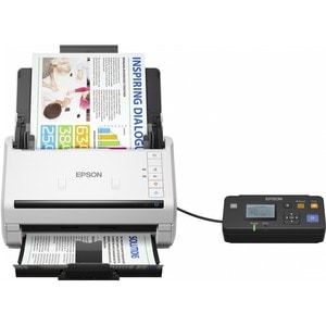 Epson WorkForce DS-530II Sheetfed Scanner - 600 x 600 dpi Optical - 24-bit Color - 8-bit Grayscale - 35 ppm (Mono) - 35 pp