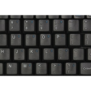Adesso SlimTouch AKB-410UB Keyboard - Compact - Cable Connectivity - USB Interface - TouchPad - English (US) - Black - Mem