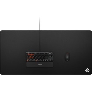 SteelSeries QcK Gaming Mouse Pad - x 1220 mm x 590 mm Dimension - Silicon, Rubber - Anti-slip