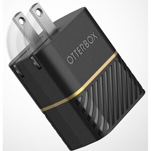 OtterBox USB-C to USB-C Wall Charging Kit, 30W Fast Charge - Black Shimmer