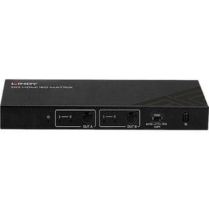 LINDY Audio/Video-Schalter - Kabel - 4096 x 2160 - 4K - 2 Eingabegerät - 2 Display - Display - 2 x HDMI Ein - 2 x HDMI-Aus