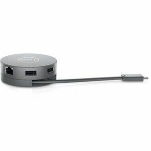 Dell 7-in-1 USB-C Multiport Adapter - DA310 - for Monitor/Notebook/Projector/Keyboard/Mouse/Headset/Flash Drive - 90 W - U