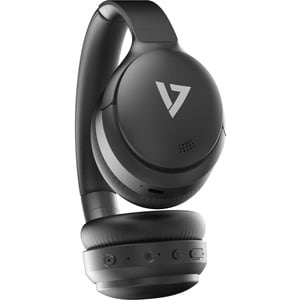 V7 HB800ANC Kabel/Kabellos Über das Ohr, Kopfbügel Stereo Headset - Schwarz - Binaural - Ohrumschließend - 20 Hz bis 20 kH