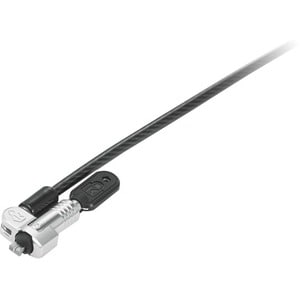 Lenovo NanoSaver Cable Lock For Notebook, Desktop Computer, Tablet, Monitor - 1.80 m Cable - Patented T-bar/Key Lock - Bla