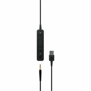 EPOS | SENNHEISER ADAPT 165T USB II - Stereo - USB, Mini-phone (3.5mm) - Wired - On-ear - Binaural - Ear-cup - 7.6 ft Cabl