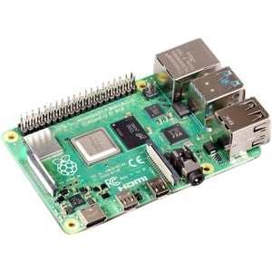 Raspberry Pi Single Board Computer für LCD-Display, Monitor - Module - Rot, Weiß - Cortex A72 - BCM2711 - Quad-Core - 1,50