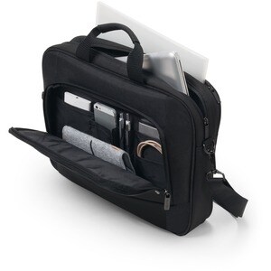 Sacoche de transport Dicota Eco pour 38,1 cm (15") à 39,6 cm (15,6") Ordinateur Portable - Noir - 300D polyéthylène téréph