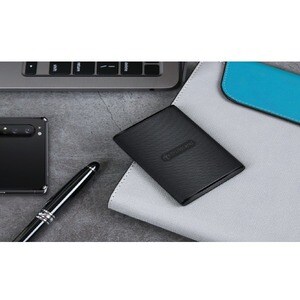 Transcend Tragbar Solid State-Laufwerk - Extern - 1 TB - Schwarz - Desktop-PC, Notebook Unterstütztes Gerät - USB 3.1 (Gen
