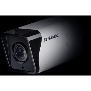 D-Link Vigilance DCS-4718E 8 Megapixel HD Network Camera - Bullet - 98.43 ft (30 m) Night Vision - H.265, H.264, MJPEG, JP