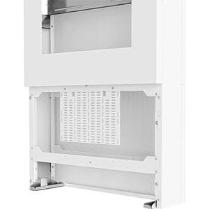 Chief Impact LF43UWP-B2B Floor Mount for Display, Kiosk - White - 2 Display(s) Supported - 43" Screen Support - 125 lb Loa