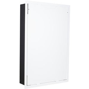 Chief Proximity Extra-Large In-Wall Storage Box with Flange, Cover, and Lever Lock - Black - 40 lb Load Capacity