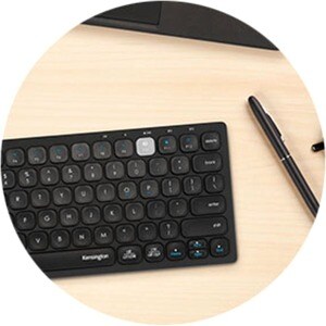 Kensington Keyboard - Wireless Connectivity - USB Interface - Spanish - Black - Scissors Keyswitch - Bluetooth - 5 - 10 m 
