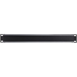 StarTech.com 1U Horizontal Finger Duct Rack Cable Management Panel with Cover - Cable Management Panel - 1U Rack Height x 