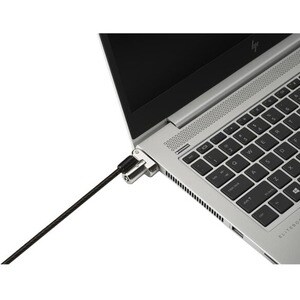 Kensington Universal Cable Lock For Notebook - 1.83 m - Patented T-bar/Key Lock - Carbon Steel, Plastic - For Notebook