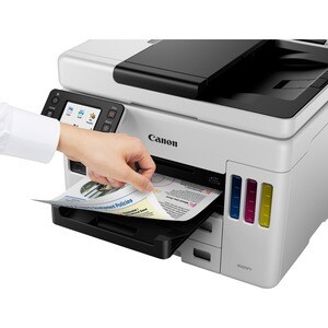 Canon MAXIFY GX7050 Kabellos - Tintenstrahl-Multifunktionsdrucker - Farbe - Mehrfärbig - Kopierer/Fax/Drucker/Scanner - 60