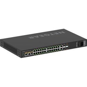 Netgear M4250-26G4F-PoE+ AV Line Managed Switch - 24 Ports - Manageable - 3 Layer Supported - Modular - 4 SFP Slots - 35.8
