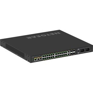 Netgear M4250-26G4F-PoE++ AV Line Managed Switch - 24 Ports - Manageable - 3 Layer Supported - Modular - 4 SFP Slots - 48.