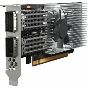QNAP QXG QXG-100G2SF-E810 100Gigabit Ethernet Card for Server - QSFP28 - Plug-in Card - PCI Express 4.0 x16 - Low-Profile/