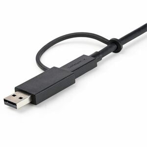 StarTech.com 3ft/1m USB-C Cable with USB-A Adapter Dongle, USB-C to C (10Gbps/PD), USB-A to C (5Gbps), 2-in-1 USB C Cable 