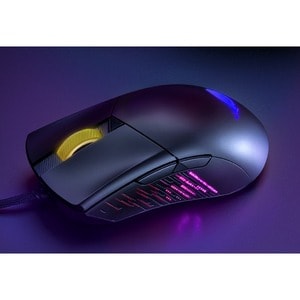Asus ROG Gladius III Gaming Mouse - USB 2.0 - Optical - 6 Programmable Button(s) - Black - 1 - Cable - 26000 dpi - Scroll 