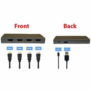 4XEM 6-in-1 4 HDMI port USB-C Dock - 4XEM 6-in-1 4 HDMI port USB-C Dock