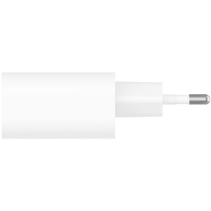 Belkin BOOST↑CHARGE 25 W AC Adapter - For USB Type C Device, Smartphone, iPhone - White