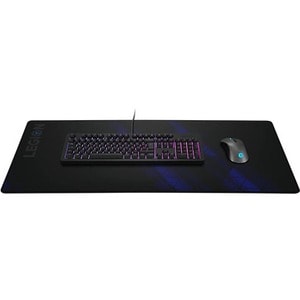 Lenovo Legion Extra Extra Large Gaming Mouse Pad - 2 mm x 400 mm - Black - Rubber, MicroFiber - Skid Proof, Water Resistan