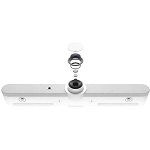 Cámara de videoconferencia Logitech - 30fps - Blanco - USB 3.0 - 3840 x 2160 Vídeo - 3x Zoom Digital - Micrófono - LAN ina