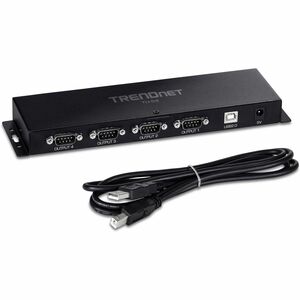 TRENDnet TU-S4 Serial Hub - USB - RS-232 Serial