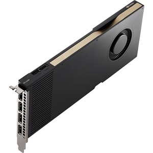 PNY NVIDIA Quadro RTX A4000 Graphic Card - 16 GB GDDR6 - 7680 x 4320 - 735 MHz Core - 1.56 GHz Boost Clock - 256 bit Bus W