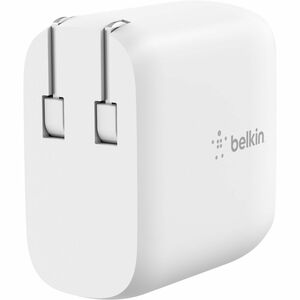 Belkin BoostCharge Dual USB-C Power Delivery Wall Charger 40W - Power Adapter - White