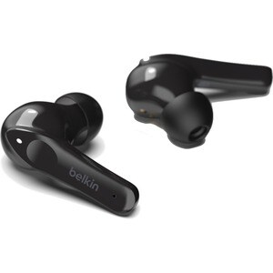 Belkin SOUNDFORM Move Plus True Wireless Ohrhörer Stereo Ohrhörerset - Schwarz - Binaural - In-Ear - 1000 cm Reichweite - 