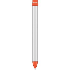 Logitech Crayon Stylus - Capacitive Touchscreen Type Supported - Replaceable Stylus Tip - Aluminum, Silicone Rubber - Gray