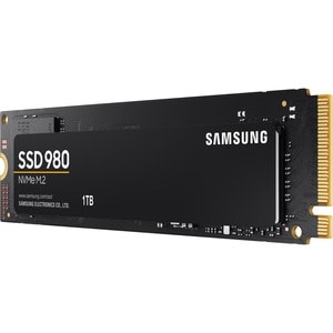 Samsung 980 MZ-V8V1T0BW 1 TB Solid State Drive - M.2 2280 Internal - PCI Express NVMe (PCI Express NVMe 3.0 x4) - Black - 