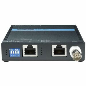 Advantech Network Extender - 2 x Network (RJ-45) - 2624.67 ft Extended Range - 3280.84 ft Operating Distance - Metal