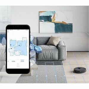 ECOVACS DEEBOT OZMO T8 AIVI Robot Vacuum Cleaner - 420 mL - Brush - Hard Floor, Carpet - Smart Connect - Battery - 67 dB(A