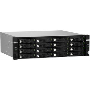 QNAP TL-R1620SDC Drive Enclosure 12Gb/s SAS, SATA/600 - Mini-SAS HD Host Interface - 3U Rack-mountable - Hot Swappable Bay