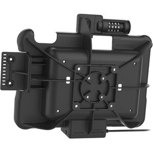 GDS Combo Locking Powered Dock for Zebra ET5x 10.1" Series - for Smartphone, Tablet - Rugged - Pogo Pin - Black - Docking