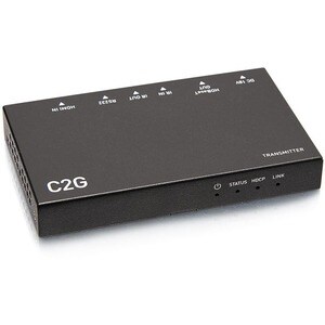 C2G HDMI Ultra-Slim HDBaseT + RS232 + IR over Cat Extender Box Transmitter - 1 Input Device - 230 ft Range - 1 x Network (