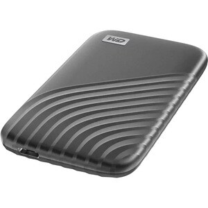 WD My Passport WDBAGF0040BGY-WESN 4 TB Portable Solid State Drive - External - Gray - USB 3.2 (Gen 1) Type C - 1050 MB/s M