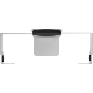 CTA Digital Magnetic Speaker Holder for PAD-PARAW and Mobile Floor Stands (White) - 3.8" Height x 8.3" Width x 4.5" Depth 