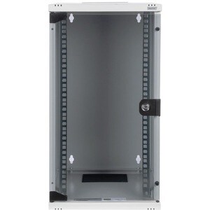 Digitus 12U Wandmontierbar Geschlossener Schrank Rackschrank für Networking - 254 mm Rack Width x 240 mm Rack Depth - Hell