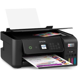Epson EcoTank ET-2800 Wireless Inkjet Multifunction Printer-Color-Black-Copier/Scanner-5760x1440 Print-120 sheets Input-Co