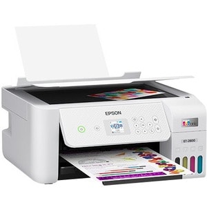 Epson EcoTank ET-2800 Inkjet Multifunction Printer-Color-Copier/Scanner-5760x1440 Print-120 sheets Input-Color Scanner-120