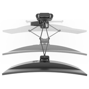 Ergotron TRACE Desk Mount for Monitor, LCD Display - Matte Black - 1 Display(s) Supported - 96.5 cm (38") Screen Support -