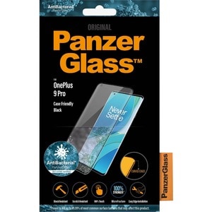 PanzerGlass Original Tempered Glass Screen Protector - Black, Transparent - 1 - For 17 cm (6.7") LCD Smartphone - Fingerpr